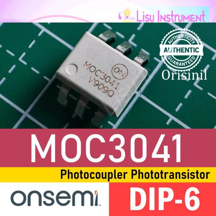 MOC3041 Zero Cross Triac Driver Output Optocoupler DIP 6 Original