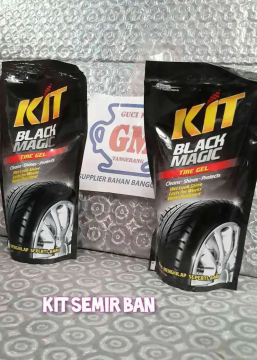 Kit Black Magic Tire Gel Kit Semir Ban 180ml Lazada Indonesia