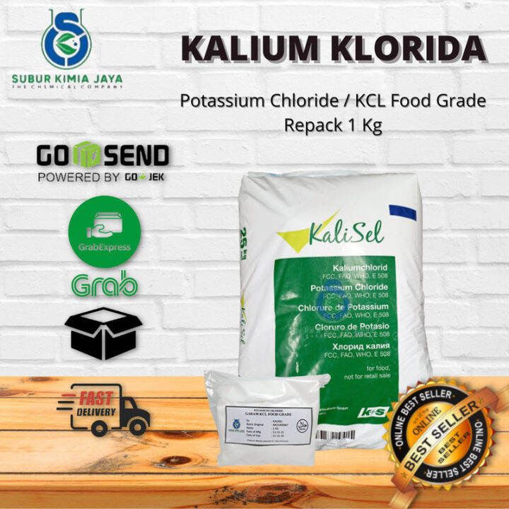 Garam Kalium Klorida Food Grade Potassium Chloride Kcl Putih Kg