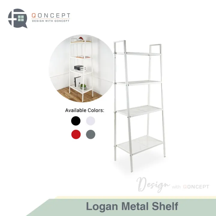 Qoncept Furniture Logan Metal Shelf Tier Shelf Lazada Ph