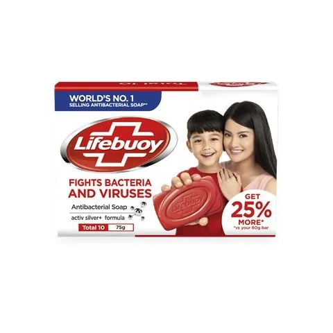 Lifebuoy Antibacterial Soap With Activ Silver Formula 75g Lazada PH