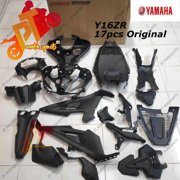 Yamaha Y16ZR Y16 Inner Set Full Complete Cover Hitam Original HLY 100