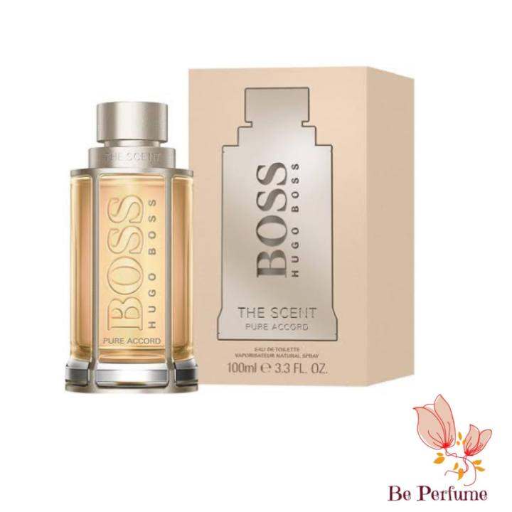 นำหอม แท Hugo Boss The Scent Pure Accord for men EDT 100ml Lazada