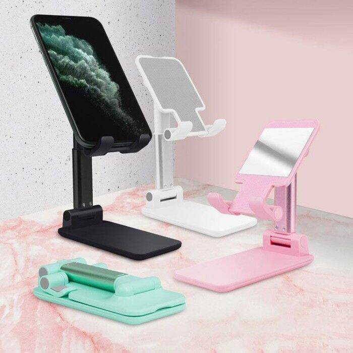 Free Ongkir Holder Meja Hp Folding Foldable Dekstop Stand Hp HD 23