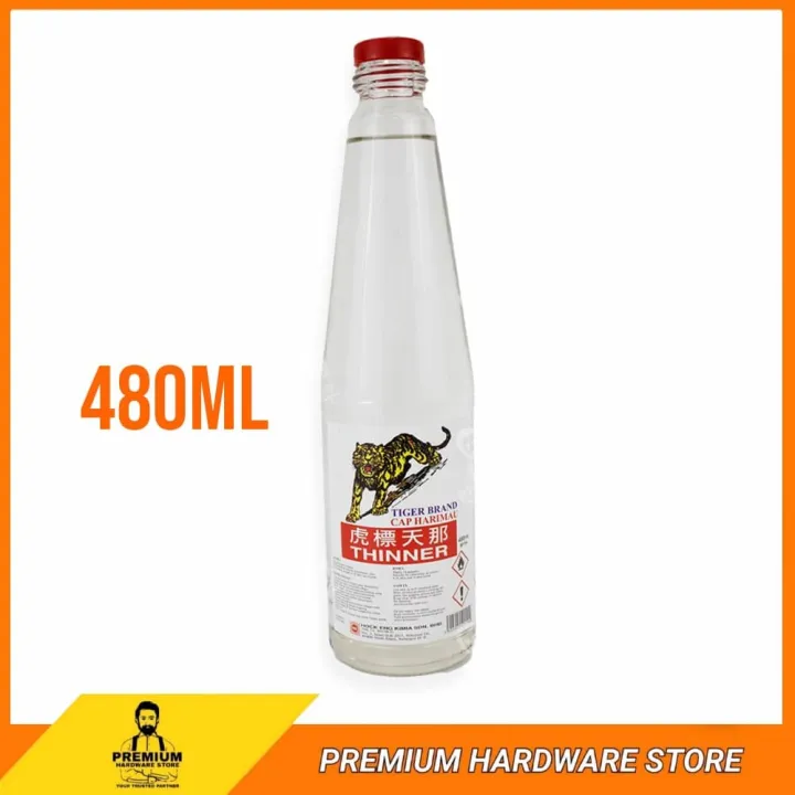 TIGER BRAND PAINT THINNER 480ML THINNER SOLVENT PAINT REMOVER