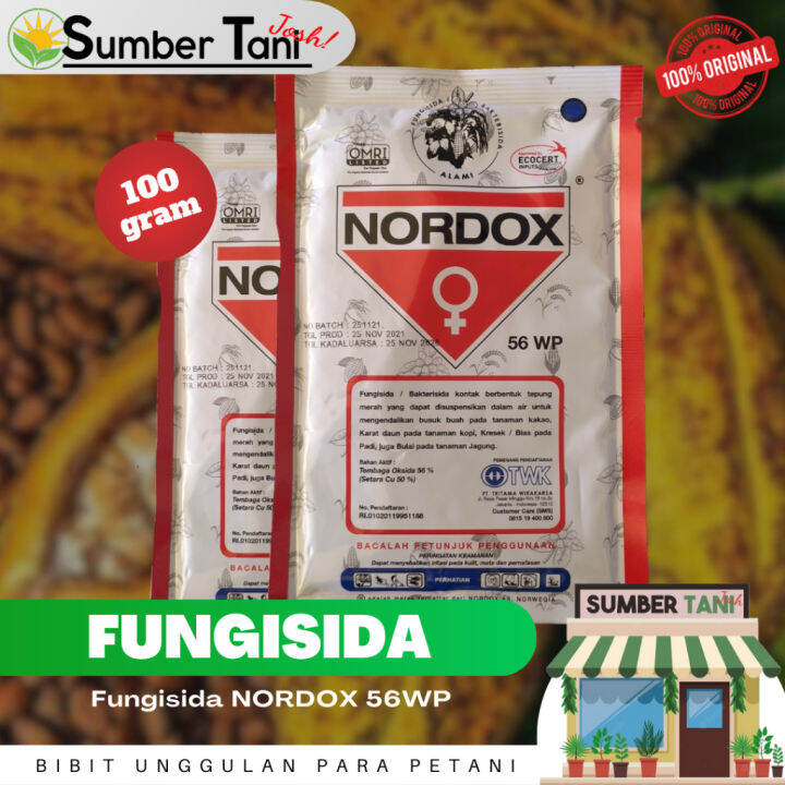 Fungisida Bakterisida Alami Nordox Wp Gram Lazada Indonesia