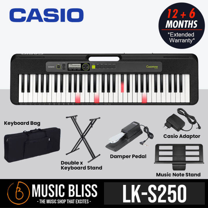 Casio Lk S Keys Casiotone Keyboard With Damper Pedal Keyboard