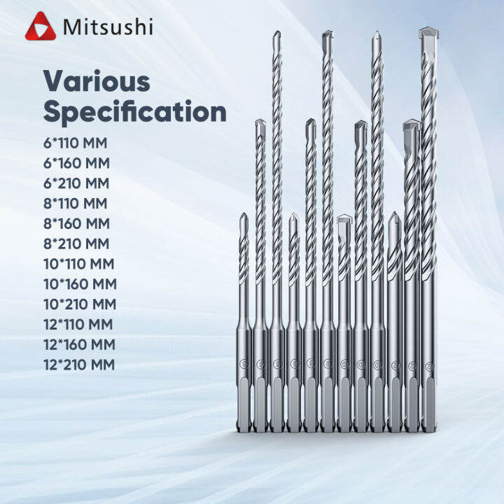 Mitsushi Mm Sds Plus Masonry Drill Bit Carbide Tip Electric