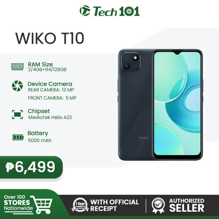 Wiko T10 4GB 128GB With Official Receipt With Warranty Authorized