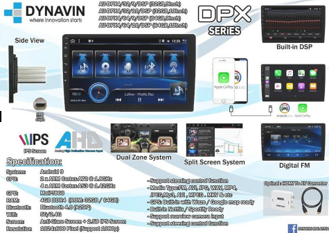 Dynavin Dpx Gb Dsp Android Player Lazada