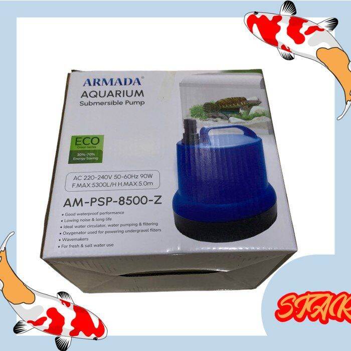 Pompa Celup Aquarium ARMADA AM PSP 8500 Z Hidroponik Pompa Air Lazada