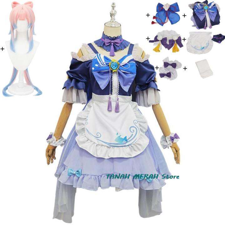 Sangonomiya Kokomi Cosplay Costume Anime Game Genshin Impact Inazuma