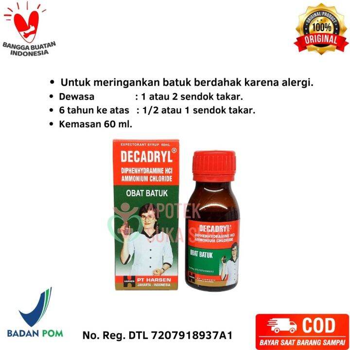 Decadryl Expectorant Sirup Ml Lazada Indonesia