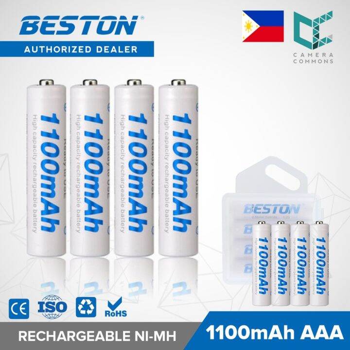 Beston Pack Aaa Mah Ni Mh Rechargeable Batteries Lazada Ph