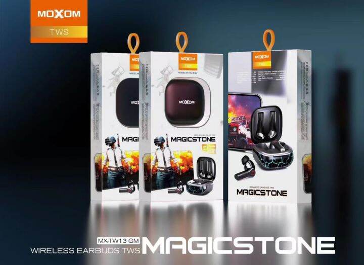 MOXOM MX TW13 GM Wireless Earbuds Tws MAGICSTONE Superior Stereo Sound