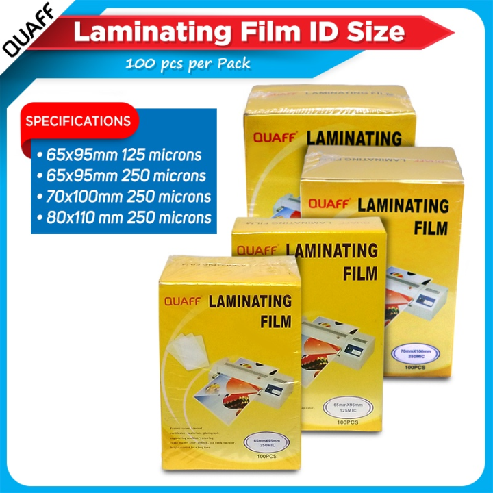 PRINITNG VIEW QUAFF Laminating Film ID Size 125Microns 250 Microns