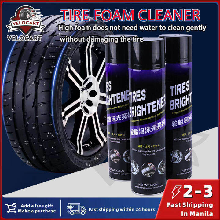 Ml Tire Foam Cleaner Car Tire Black Wax Tire Brightener Tire Spray