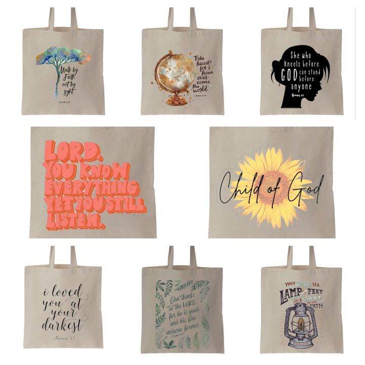 HIGH QUALITY AFFORDABLE KATSA CANVAS FASHION TRENDY TOTE BAG BIBLE