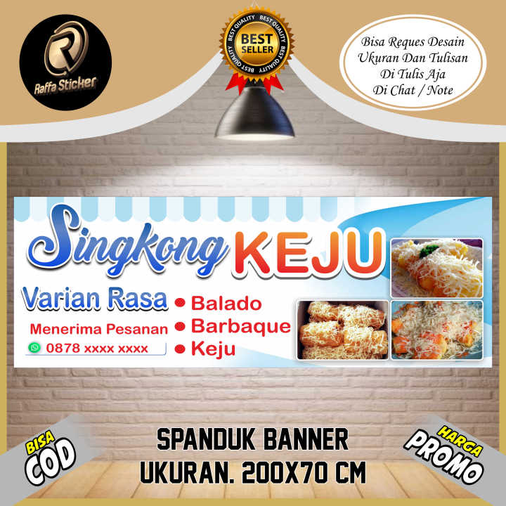 Spanduk Banner Singkong Keju X Cm Lazada Indonesia