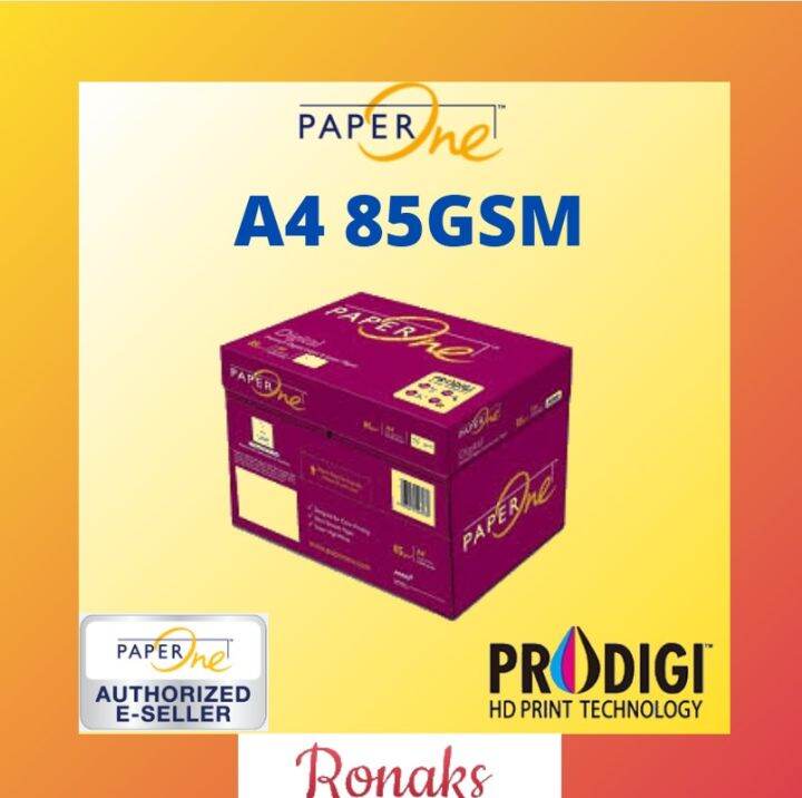 A Gsm Paperone Copy Paper Lazada Singapore