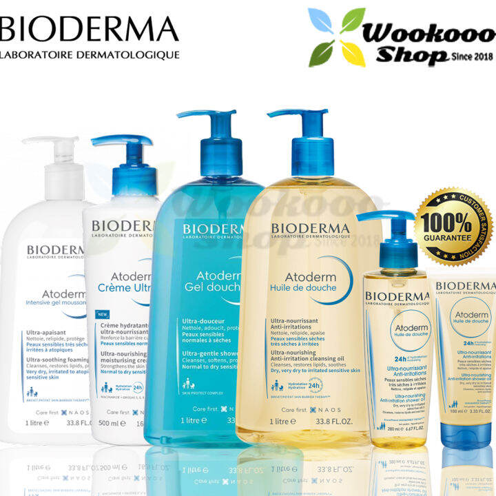 New Stock Bioderma Atoderm Huile De Douche Anti Irritation Face Body