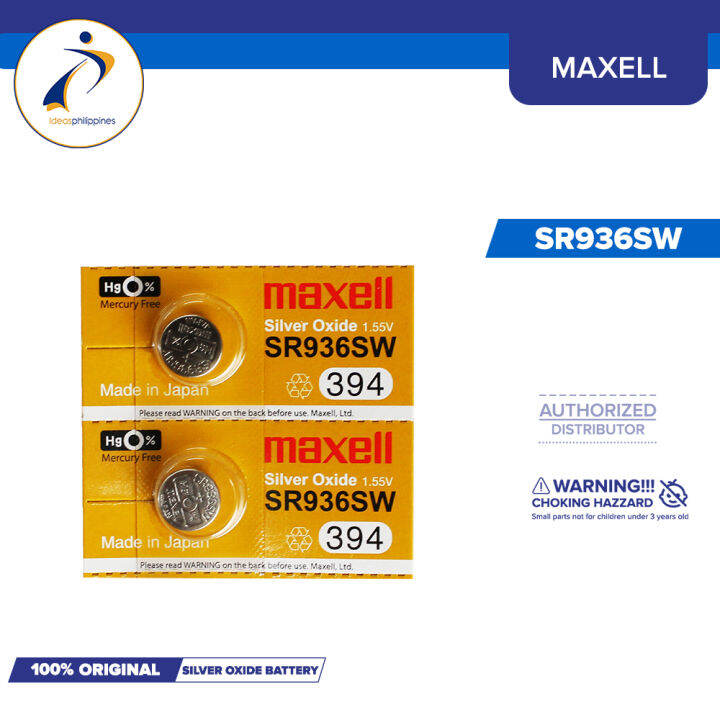 Maxell Sr Sw Silver Oxide Battery Pack Of Lazada Ph