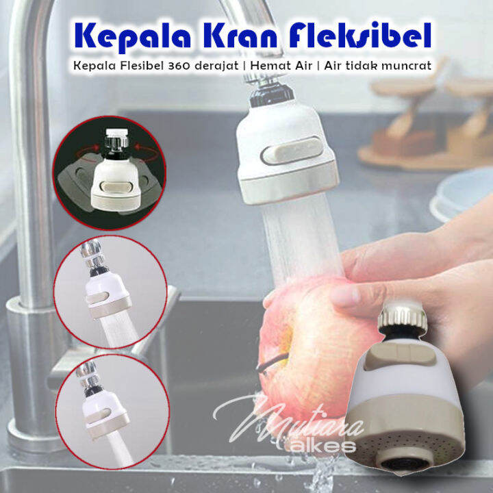 Saringan Air Keran Putar Kepala Kran Air Flexible Aerator