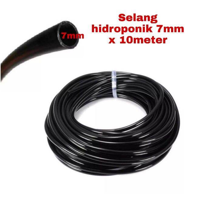 SELANG IRIGASI PVC 4 7MM SELANG HIDROPONIK UKURAN 7MM PANJANG 10