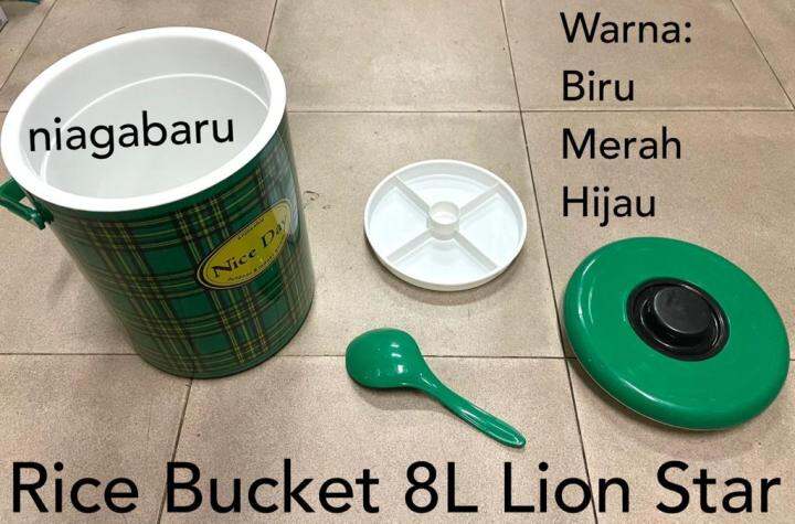 Lion Star Rice Bucket Liter Termos Nasi Es Lion Star Lazada