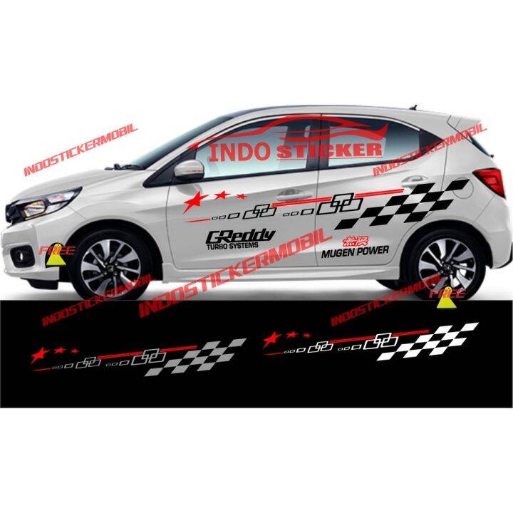 Sticker Stiker Mobil Brio Cutting Sticker Mobil Honda Brio Agya Ayla