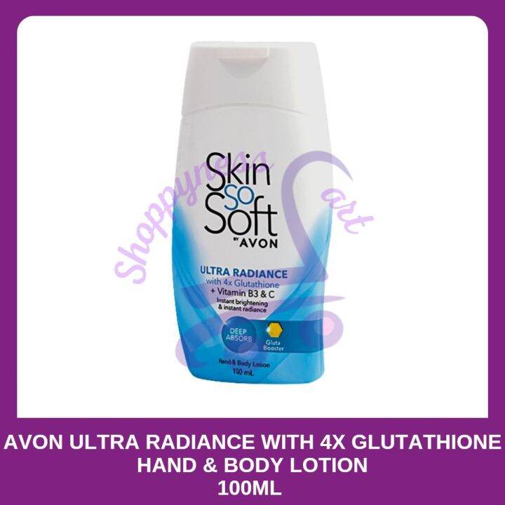 Avon Skin So Soft Ultra Radiance With X Glutathione Hand Body Lotion