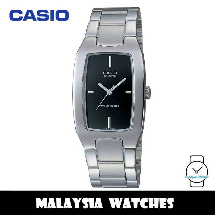 Original Casio Enticer Mtp A C Quartz Black Dial Silver