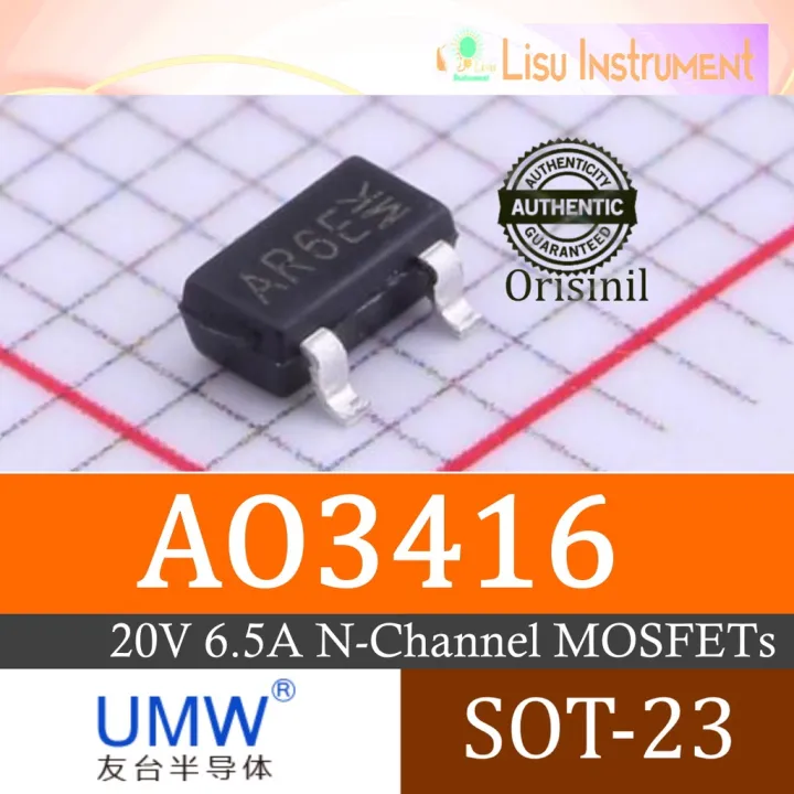 Original Ao Ao A V A N Channel Mosfet Sot Lazada