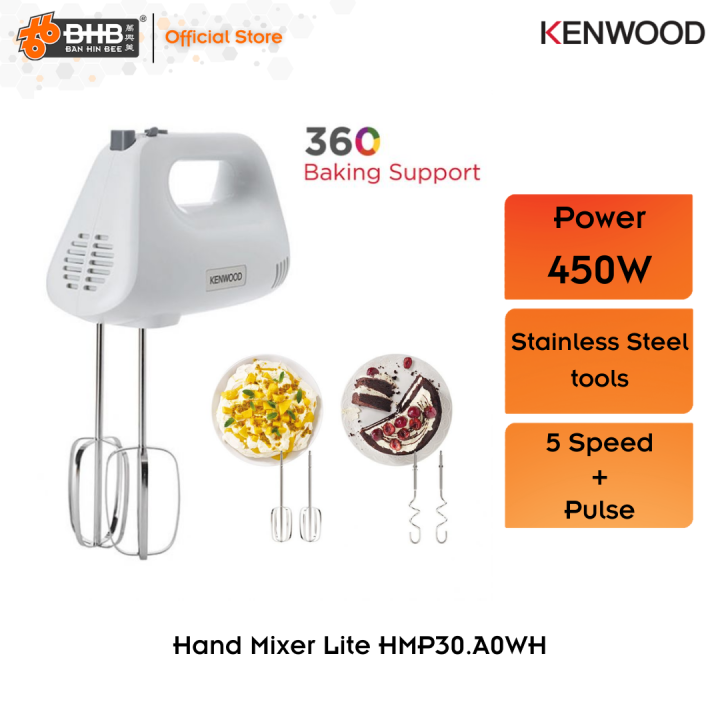 Kenwood Hmp A Wh Handmix Lite Hand Mixer W Lightweight Speed For