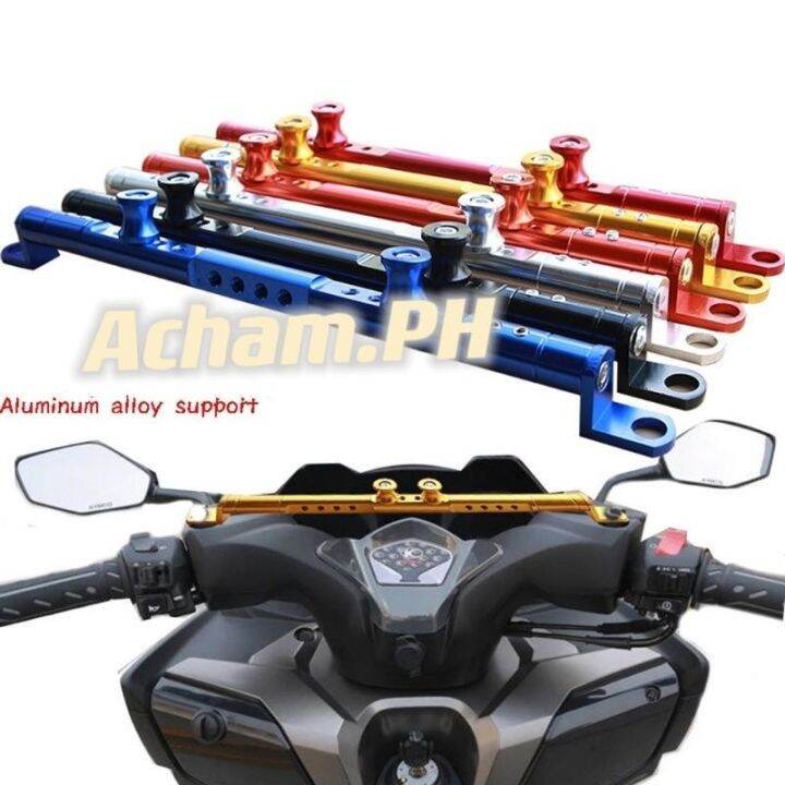 Motorcycle Parts Cnc Motorcycle Cross Bar Balance Handlebar Led Light