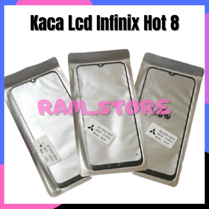 Kaca Lcd Depan Glass Oca Kaca LCD Touchscreen Tc Ts INFINIX HOT 8