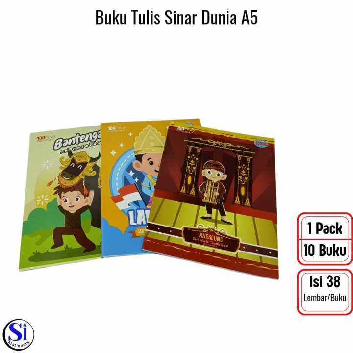 Buku Tulis Sinar Dunia SIDU A5 KWARTO 38 Lembar Lazada Indonesia