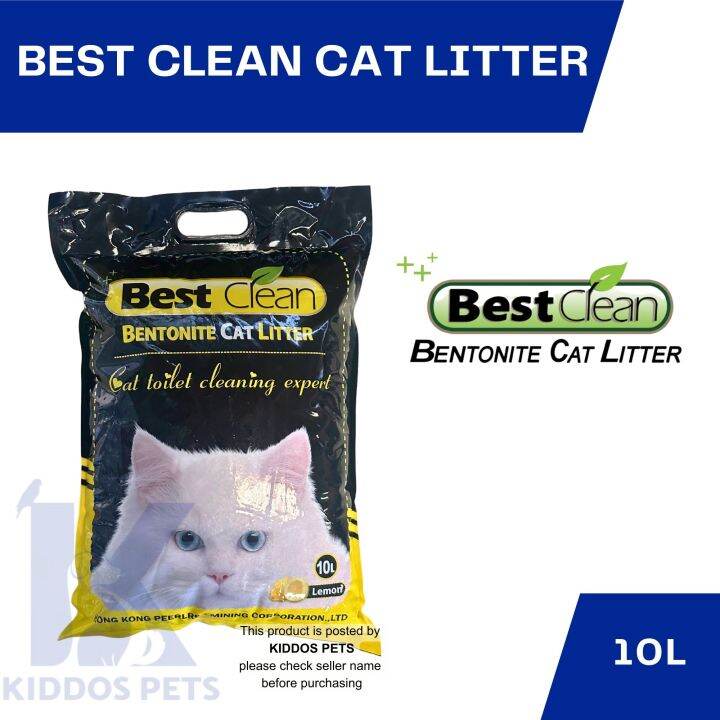 Best Clean Bentonite Cat Litter Sand 10Li 5Li Original Pack Litter