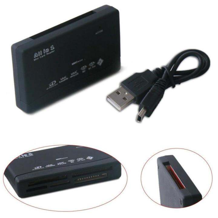 All In One Memory Card Reader Usb External Sd Sdhc M Ms Xd Micro