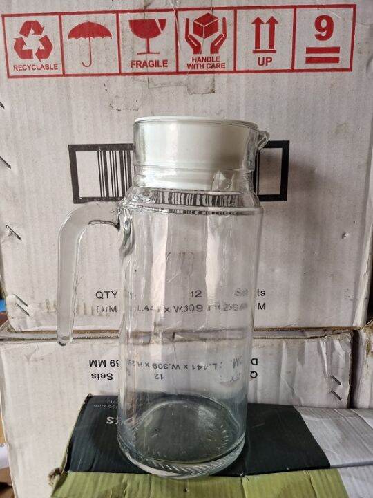 Teko 1000ML Pitcher Kaca Jug 1 LT Teko Kaca Lazada Indonesia