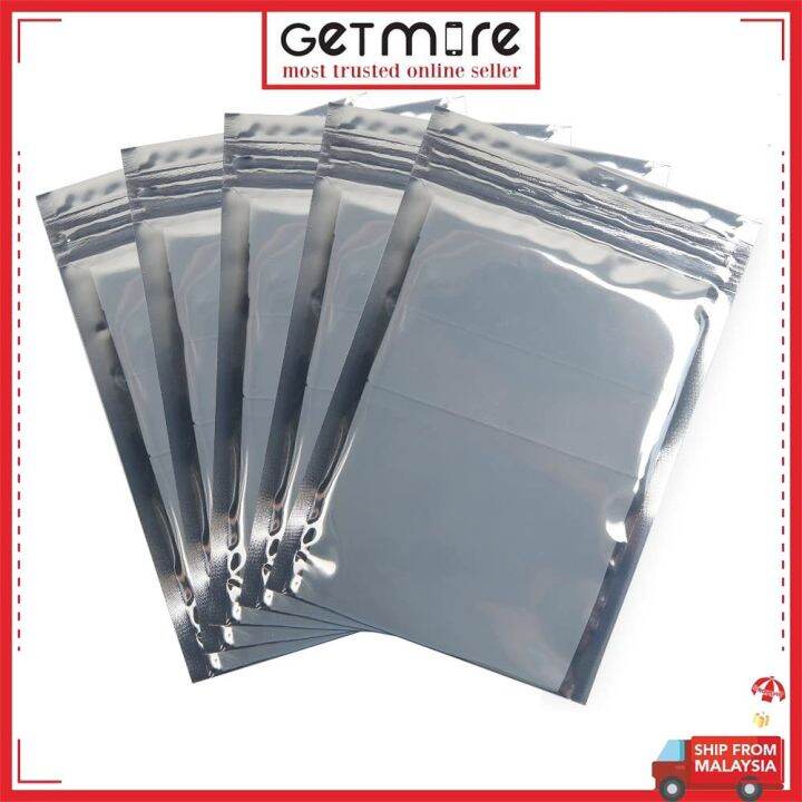 Getmore Anti Static Shielding Bag Translucent Zip Lock Resealable Bags