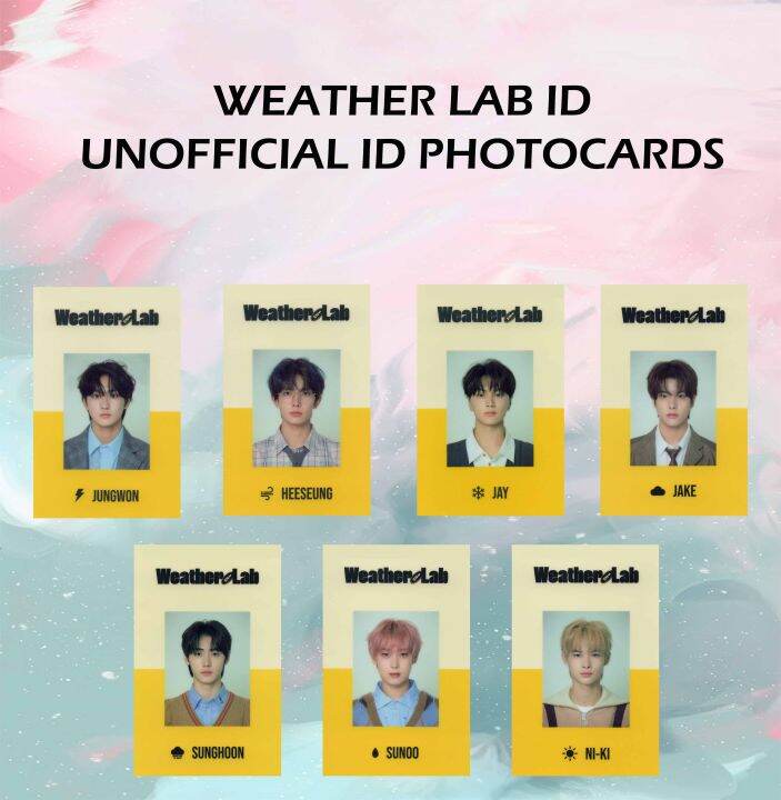 Enhypen Sg Weather Lab Unofficial Photocard Set Read Description