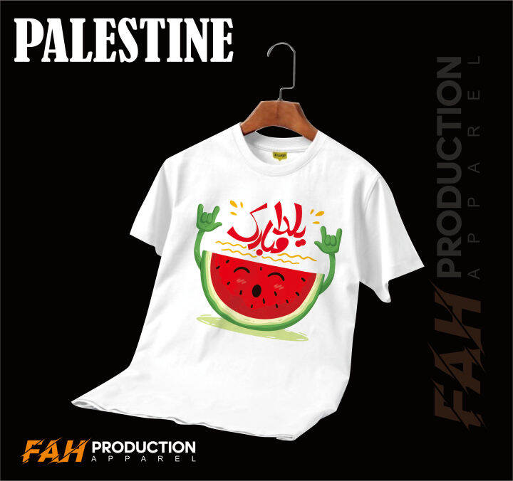 Kaos Semangka Baju Semangka Tshirt Semangka Watermelon Palestina