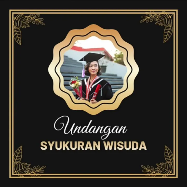 Undangan Digital Video Tasyakuran Wisuda Kekinian Kode Lazada