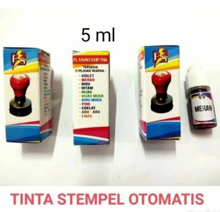 Tinta Stempel Otomatis Ml Harga Pcs Lazada Indonesia