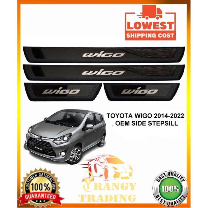 Toyota Wigo 2014 To 2023 OEM Side Stepsill Step Sill Without Light