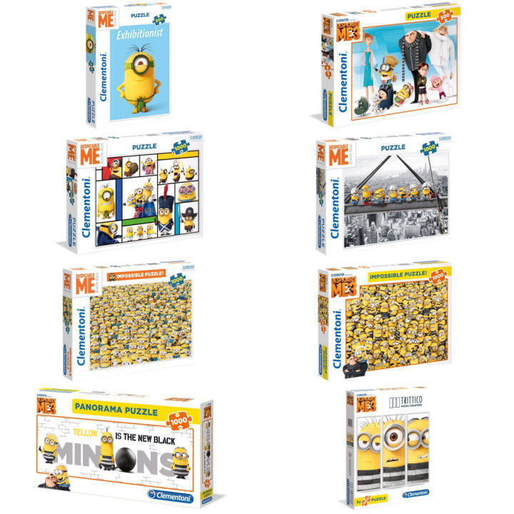 สนคาพรออเดอร Clementoni Minions jigsaw puzzle จกซอวนำเขา 500