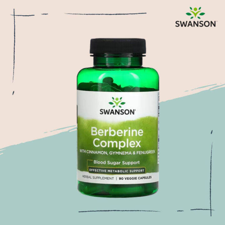 Swanson Ph Swanson Berberine Complex Veggie Capsules Lazada Ph