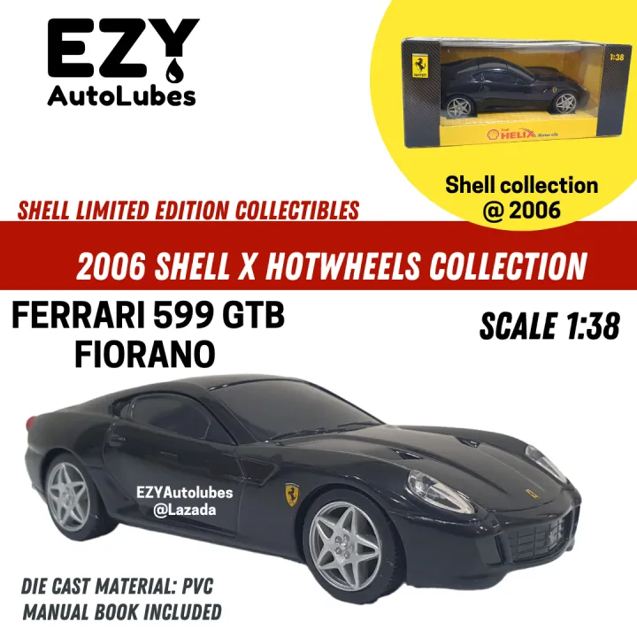 Shell Ferrari Gtb Fiorano Toy Car Shell Helix Hot Wheels Collection Lazada