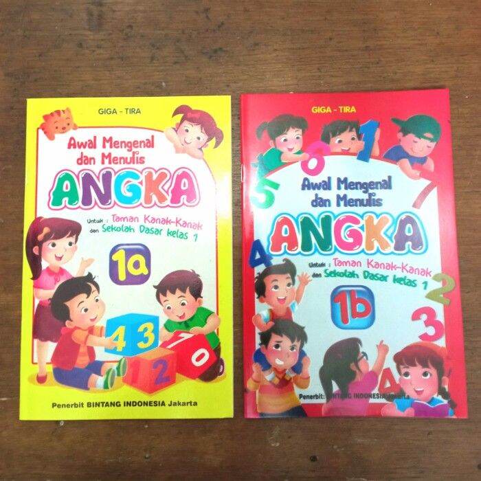 Promo Paket Dua Buku Awal Mengenal Dan Menulis Angka 1a 1b Untuk Tk Sd